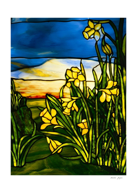 Louis Comfort Tiffany - Daffodils, 1916