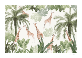 Giraffes in the Jungle #1 #kids #wall #decor #art