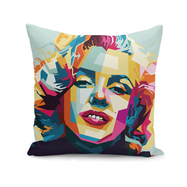 Marilyn Monroe Pop Art WPAP