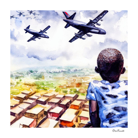 CHILD OF WAR (CIVIL WAR) AFRICA 9