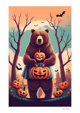 A bear for Halloween