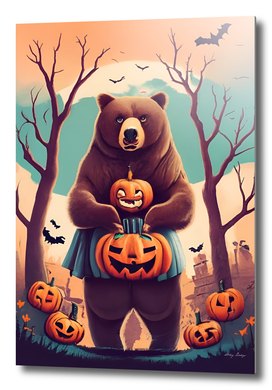 A bear for Halloween