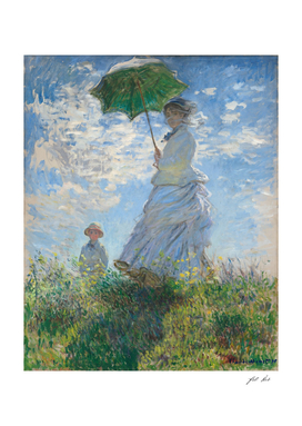 Woman with a Parasol.  Claude Monet