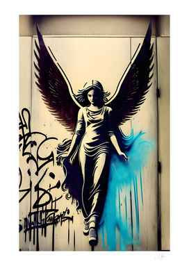 Graffiti angel