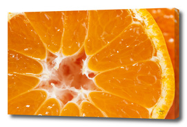 Orange tangerine macro
