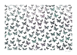 Dreamy Iridescent Butterfly Pattern #1 #wall #art