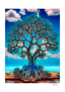 Psychedelic Fractal Tree