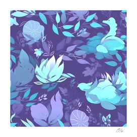 Tranquil Aqua Lavender