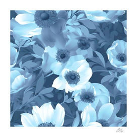 Ethereal Blue Anemone