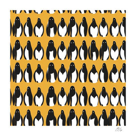 Monochrome Streamlined Penguin