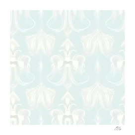 Crystal Octopus Grey Pattern