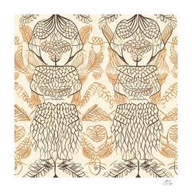 Elegant Owl Pattern