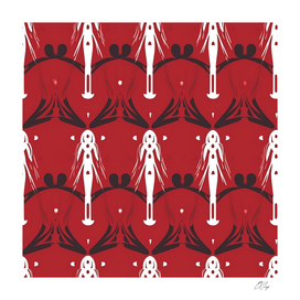 Crimson OctoSimple Pattern