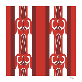 Crimson Octo-Pattern
