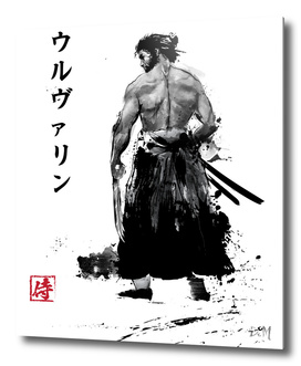 Immortal Samurai sumi-e