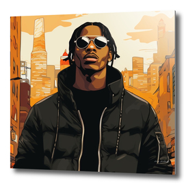 Rapper art - Asap Rocky
