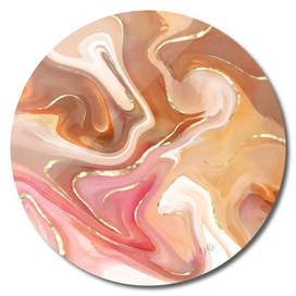 Marbled Watercolor Painting