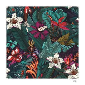 Wild Tropics: Lively Floral Patterns