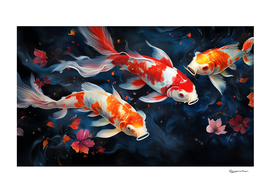Koi Fish Illusions of Color