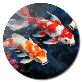 Koi Fish Illusions of Color