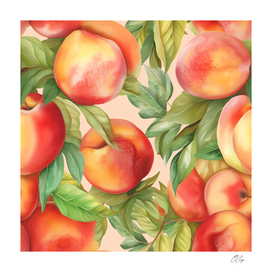 Vibrant Peach Dreams