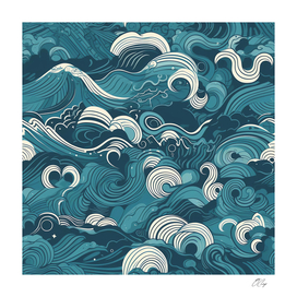 Oceanic Flow: Patterns of Riding Waves
