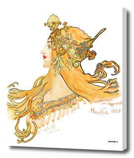 Mucha 1897 style savonnerie (poster 2s)