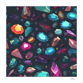 Sparkling Crystal Pattern