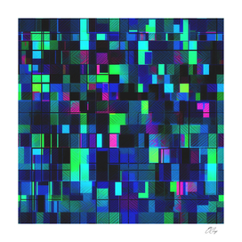 Pixel Fusion Electro Pattern