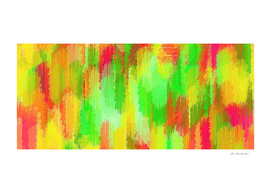 green yellow red painting abstract background