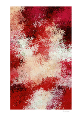 red flower texture abstract background