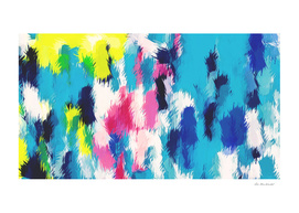 blue pink yellow abstract painting background