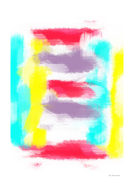 yellow red blue line pattern painting background