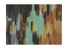 brown green black abstract painting background