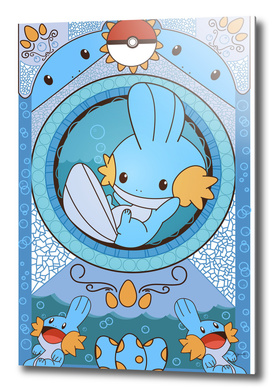 Stained Glass Mudkip