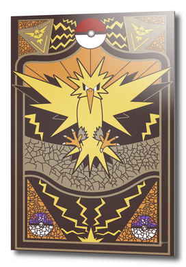 Stained Glass Zapdos: Pokemon GO Edition