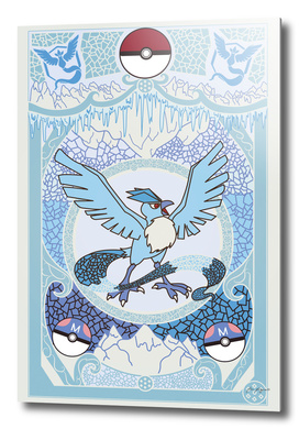 Stained Glass Articuno: Pokemon GO Edition