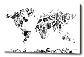 world map music instruments