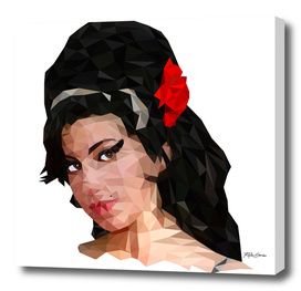 Amy Winehouse Low Poly