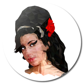 Amy Winehouse Low Poly