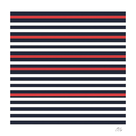 Horizon's Navy Stripes