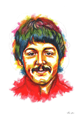Paul McCartney happy