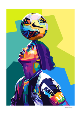 Ronaldinho Wpap Pop Art