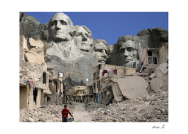 EarthJam Collage (Aleppo +Rushmore)