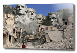 EarthJam Collage (Aleppo +Rushmore)