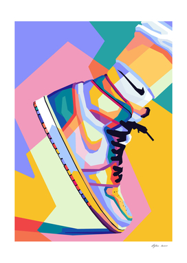 Sneakers Wpap Pop Art