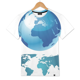 world map planet earth