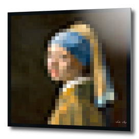 Minecraft Girl with a Pearl Earring