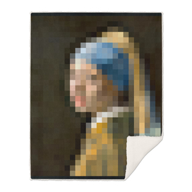 Minecraft Girl with a Pearl Earring