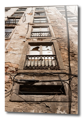 Broken window Lisbon